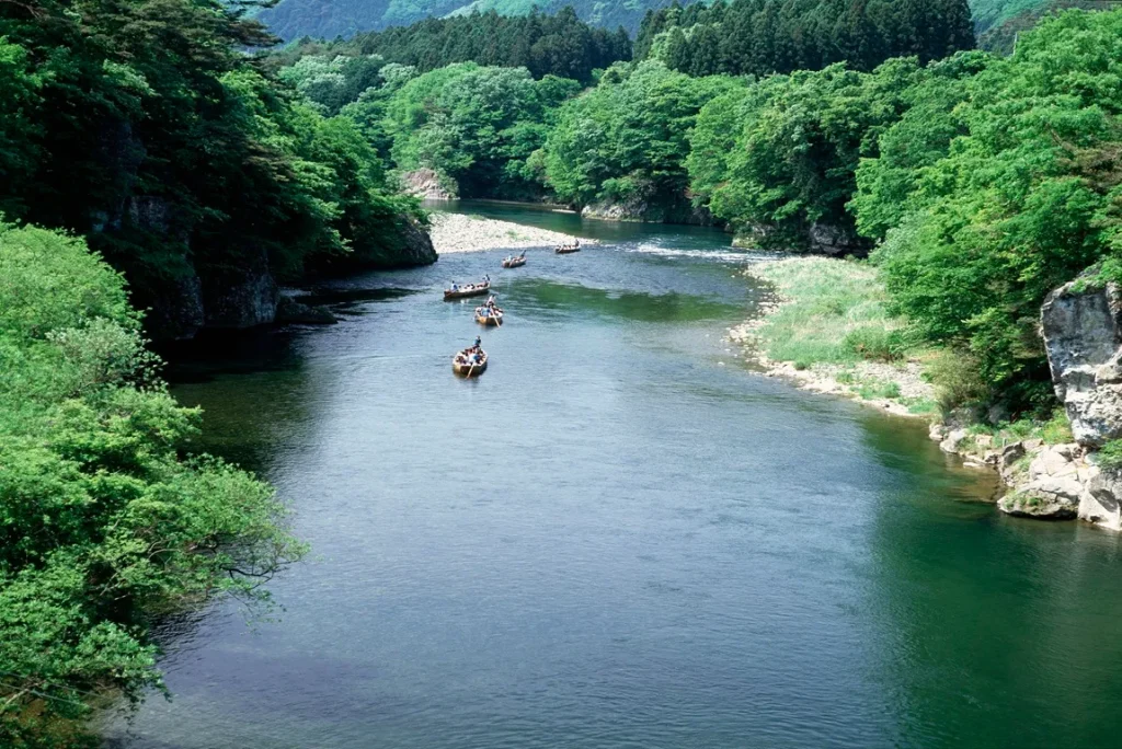 鬼怒川ライン下りの画像
