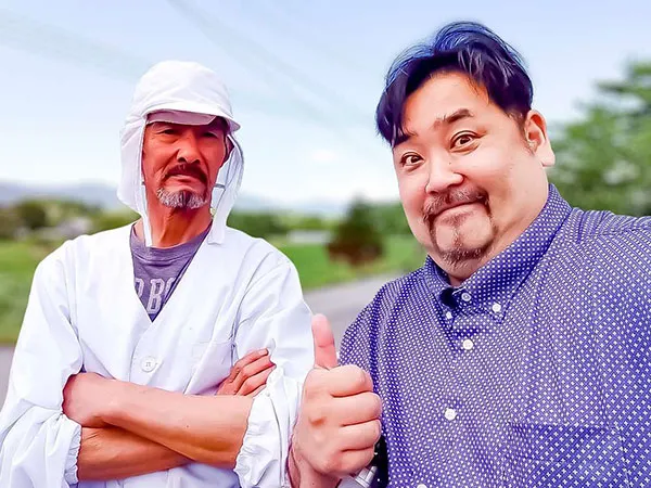 川合さんとMasterBerryが並んだ画像