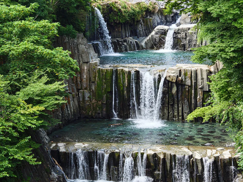 都留市田原の滝の画像