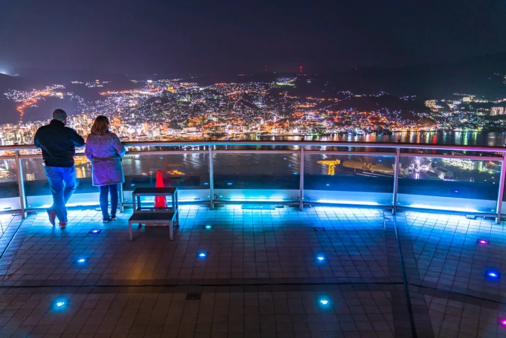 稲佐山からの夜景画像