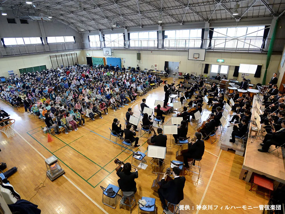 神奈川県で開催された子ども音楽鑑賞教室の画像