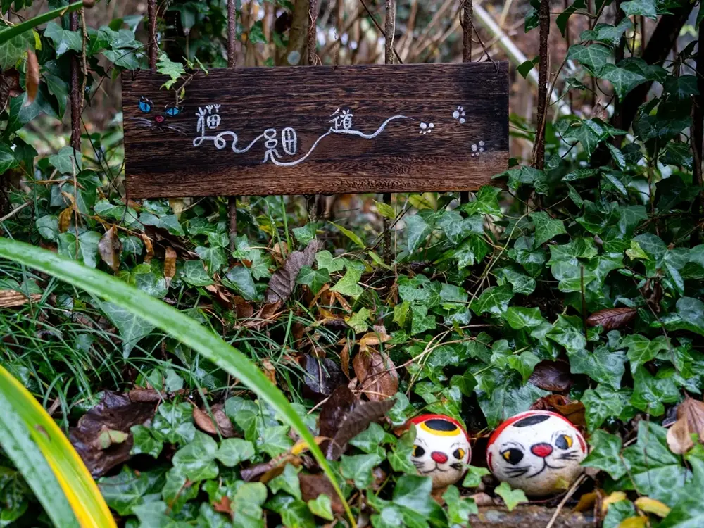 猫の細道の福石猫の画像