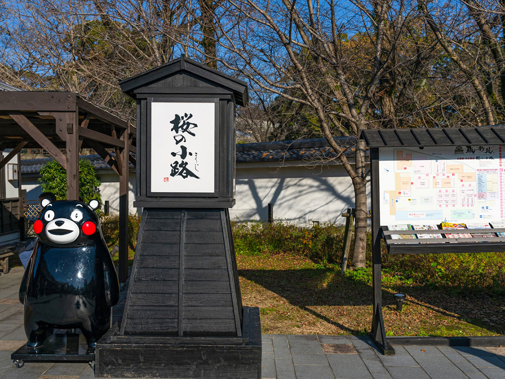 街角のくまモンの画像