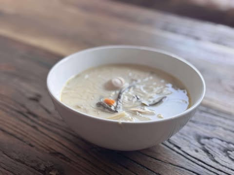 実際に作った太平燕を器に盛り付けた画像