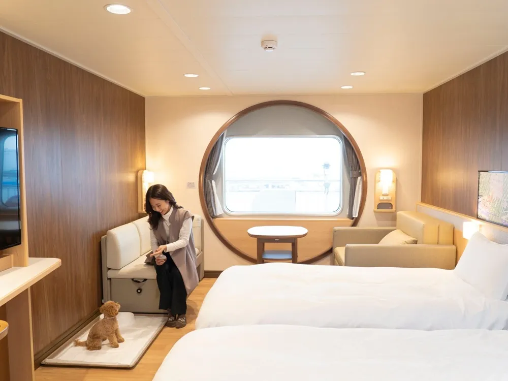 さんふらわあの客室「ウィズペットルーム」の画像