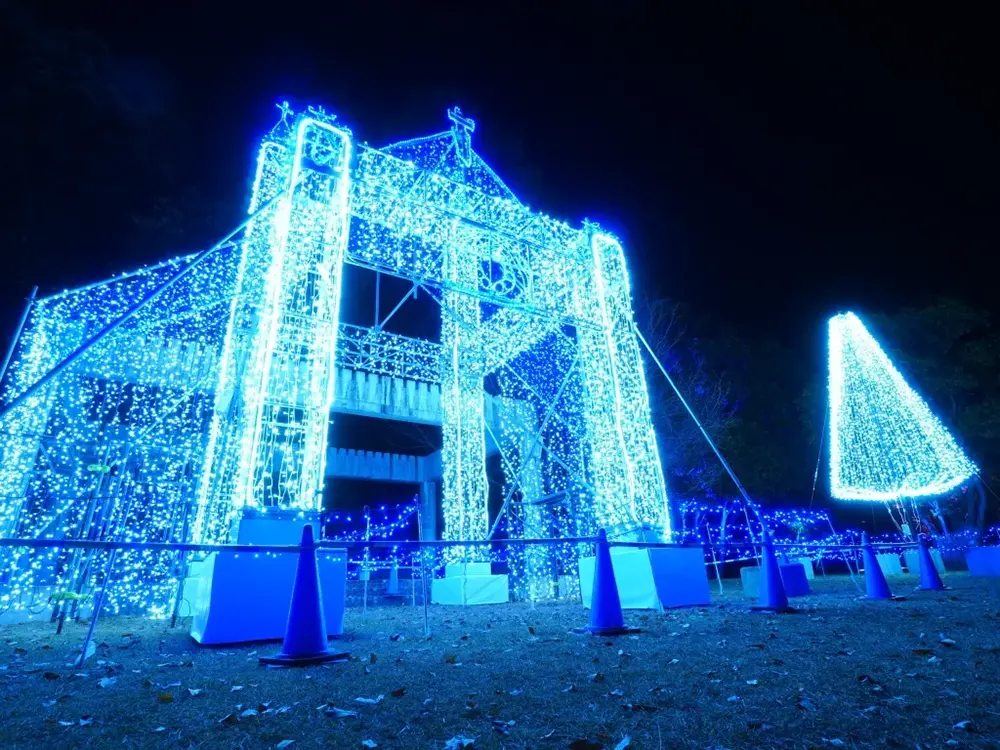 サビエル記念聖堂再現イルミネーションの画像