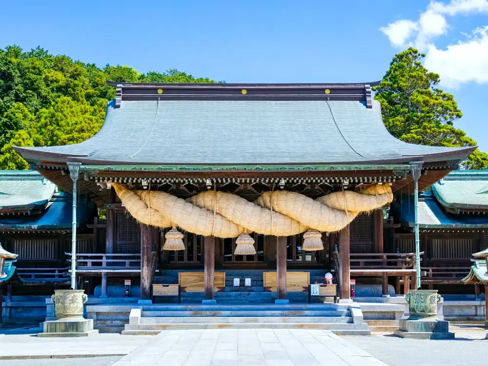 大注連縄がある宮地嶽神社の画像