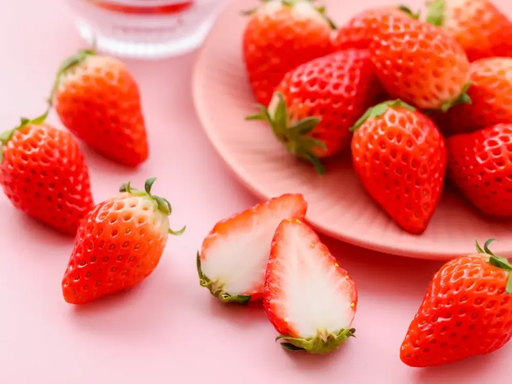 かわいいいちごの画像