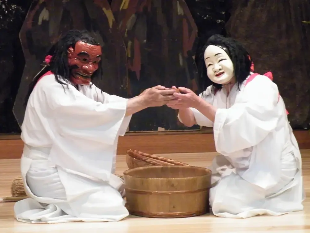 高千穂神楽の一幕の画像