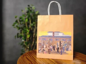 お菓子の香梅の手提げ袋の画像