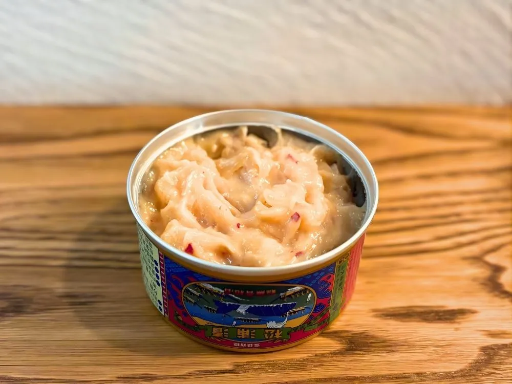 缶詰を開けた松浦漬の画像