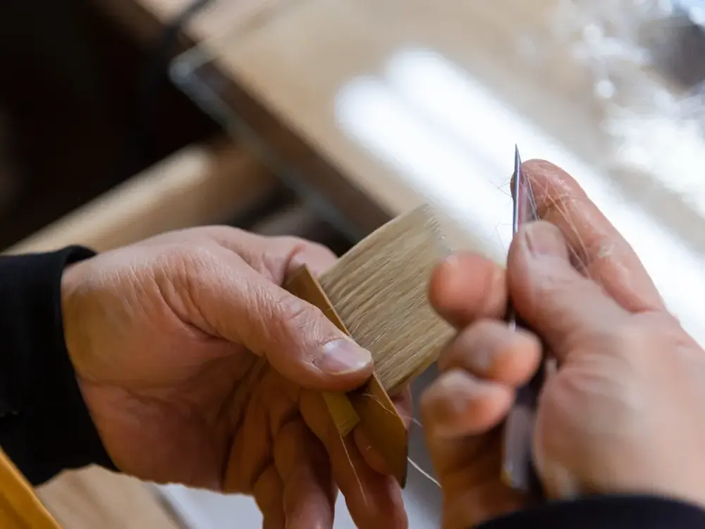 筆職人 製筆風景