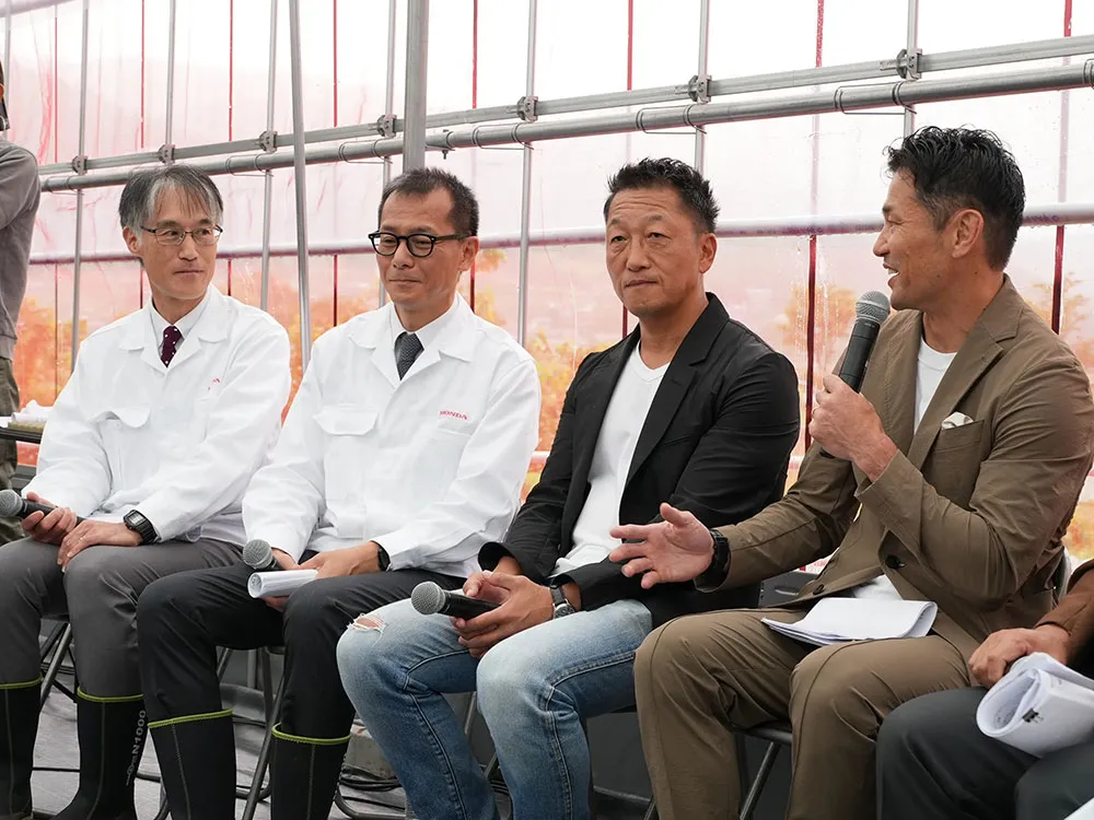 登壇者の写真左から鎌田氏、山口氏、平川氏、廣瀬氏
