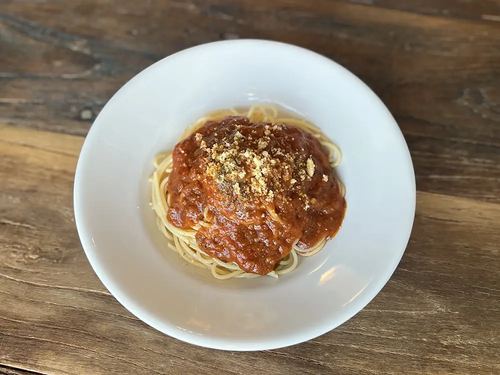 ミートソーススパゲティの画像