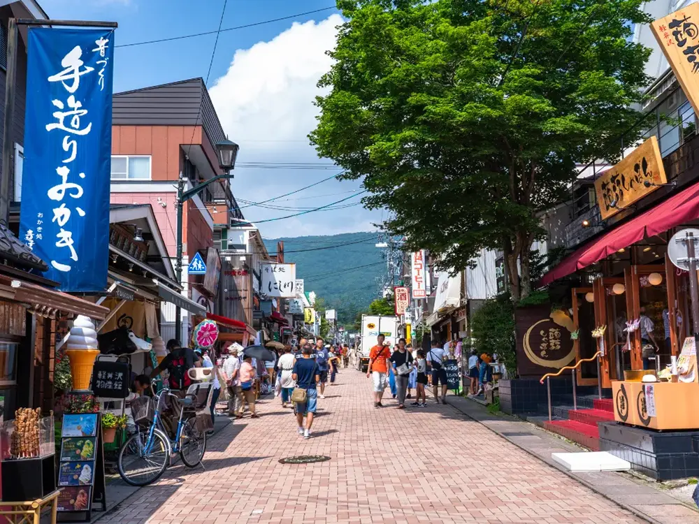 旧軽井沢銀座・商店街の画像