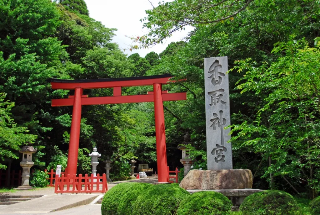 香取神宮の鳥居の画像