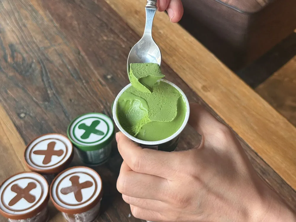 「中村藤吉本店」の抹茶アイスクリームの画像